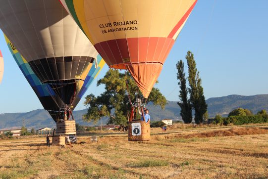 vuelo globo en haro volando